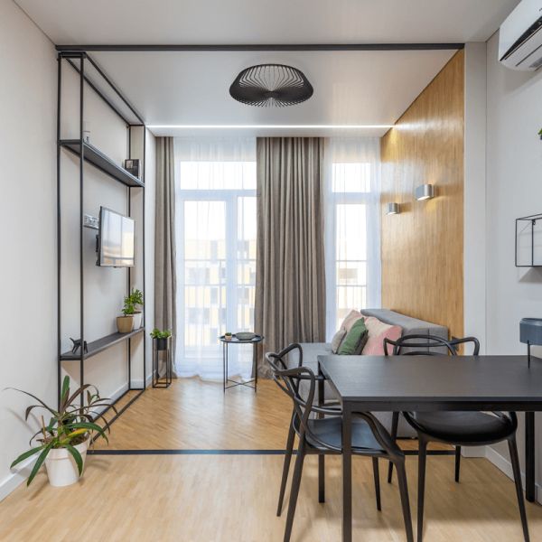 Luz de teto LED preto Himalaya regulável preto Himalaya