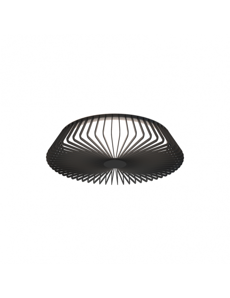 Plafonnier LED Himalaya noir dimmable grand noir