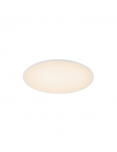 Plafón LED redondo blanco Slim 24W 2