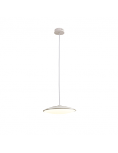 Petite suspension LED Slim circulaire blanche