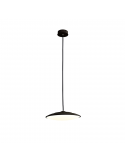 Lámpara de techo LED negra redonda Slim pequeño