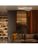 Plafón LED blanco Bianca decorativo 3000k ambiente