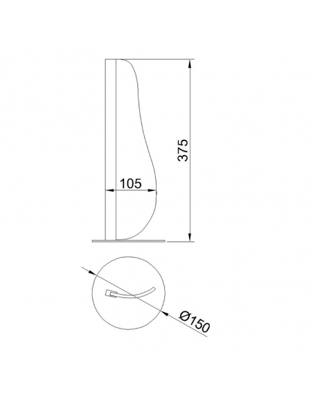 Lampe de table Bianca petites mesures