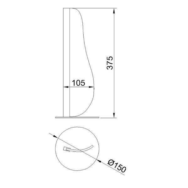 Lampe de table Bianca petites mesures