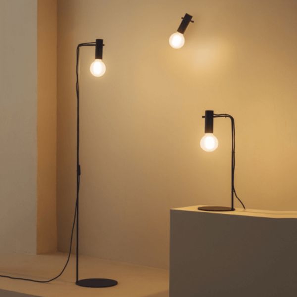 Applique murale Nude 1xE27 série noire