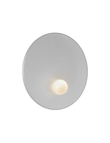Applique ronde Trip large 1xE14 gris