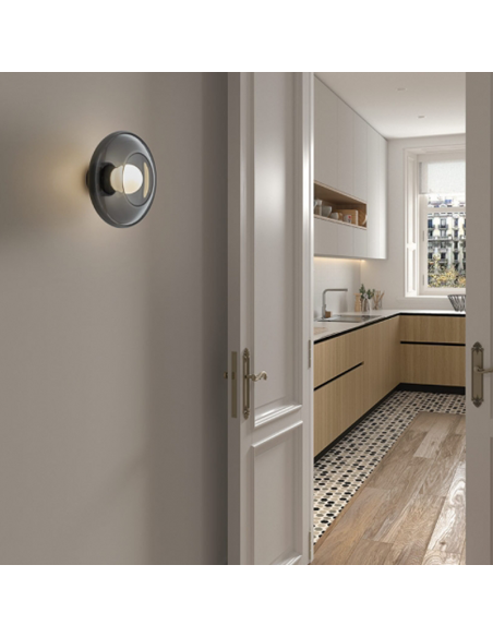 Aplique de pared Trip Glass Ámbar ambiente fumé