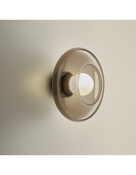 Aplique de pared Trip Glass Ámbar ambiente