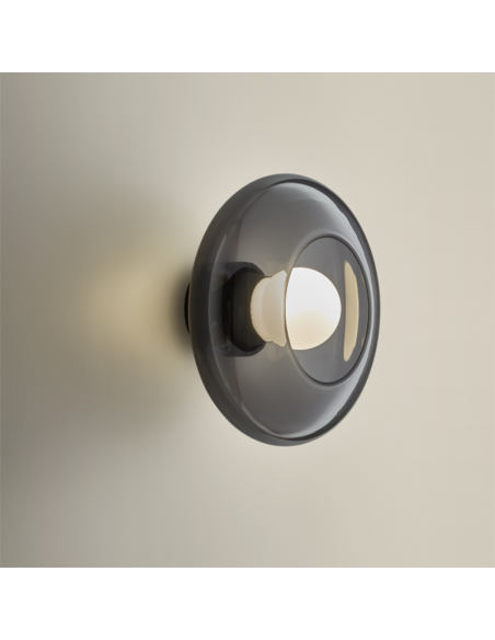 Aplique de cristal Trip Glass Fumé Leds C4