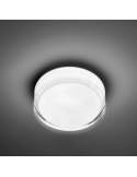 Plafonnier LED Vetro rond en verre IP44