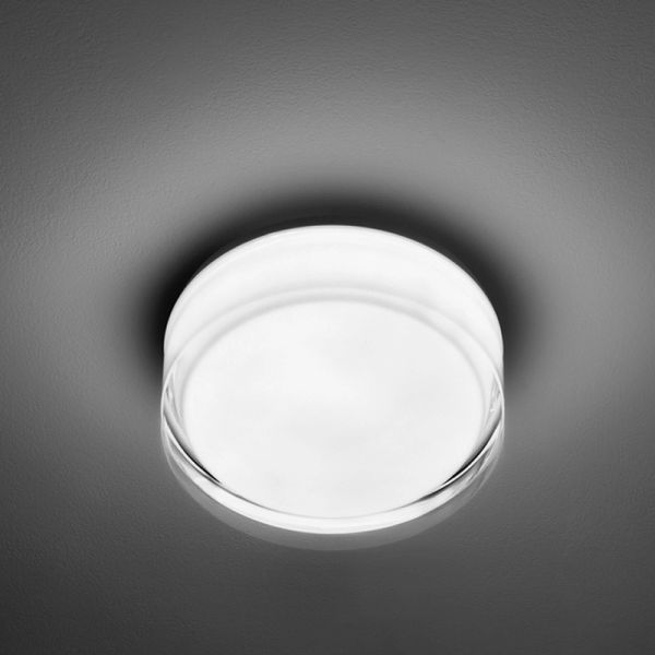 Lâmpada de teto Vetro LED redonda em vidro IP44