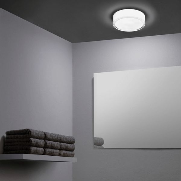 Lâmpada de teto LED Vetro de vidro ambiente IP44