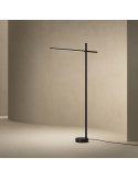 Lampadaire LED noir articulé Tubs ambient 3000k