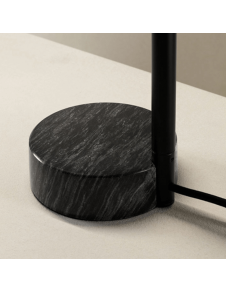 Lampadaire LED noir articulé base Tubs