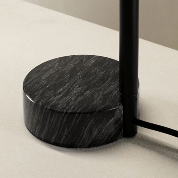 Lampadaire LED noir articulé base Tubs