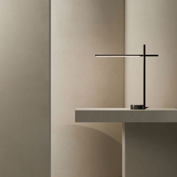 Candeeiro de mesa LED preto Tubs ambiente