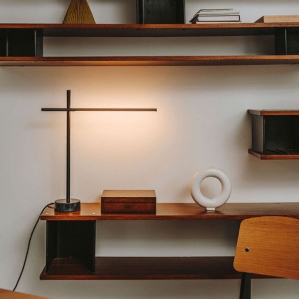 Candeeiro de mesa LED preto Tubs atmosphere Leds C4