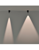 Foco orientable LED Prolix negro luz