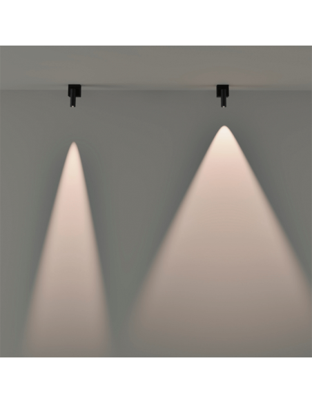 Foco orientable LED Prolix negro luz