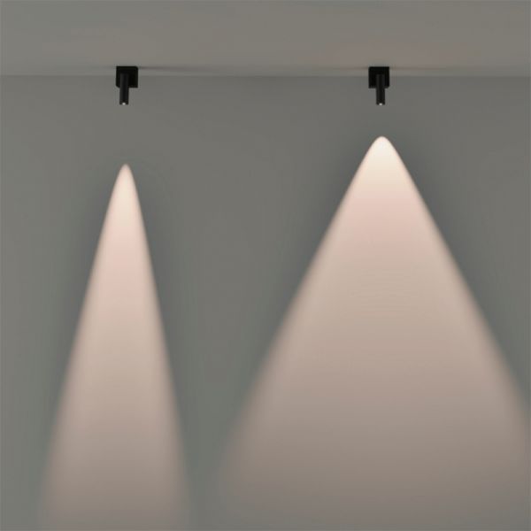 Foco orientable LED Prolix negro luz