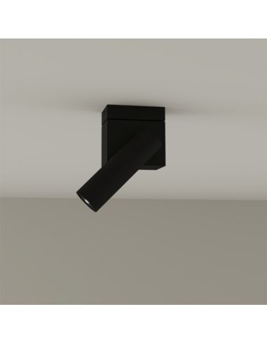 Foco orientable LED Prolix negro ambiente