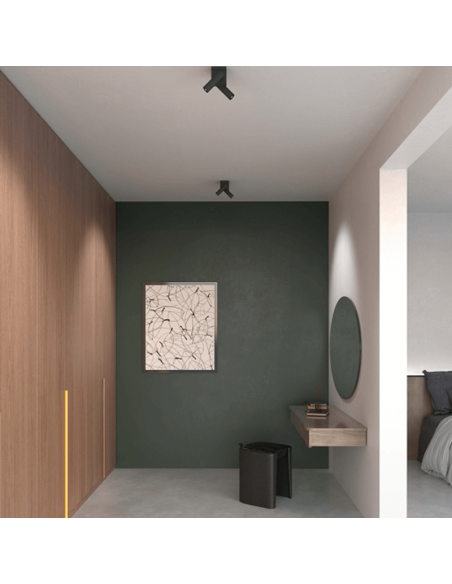 Foco LED de techo orientable Prolix doble ambiente