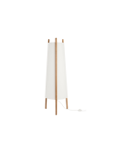 Lámpara de pie de madera Woody 2xE27 lateral