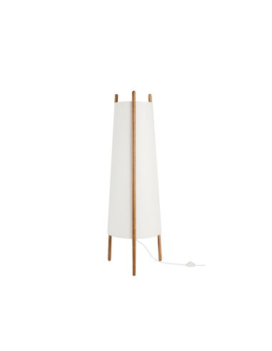 Lampadaire en bois Woody 2xE27 côté