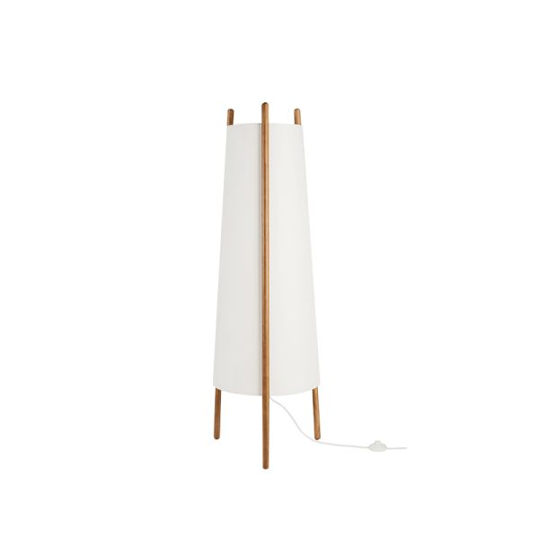 Lampadaire en bois Woody 2xE27 côté