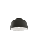 Plafón Miso redondo negro ø285mm negro-blanco