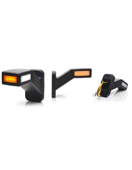 Cuerno LED corto con intermitente W168 categoría 5 Was 1149 | LeonLeds