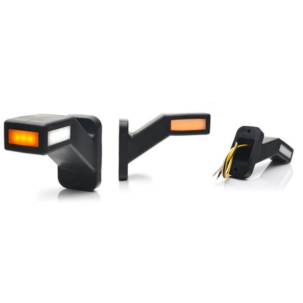 Cuerno LED corto con intermitente W168 categoría 5 Was 1149 | LeonLeds