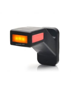 Buzina LED curta com intermitência e 3 funções W168 categoria 5 Was | leonleds