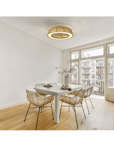 Ventoinha de tecto LED da Indonesia...