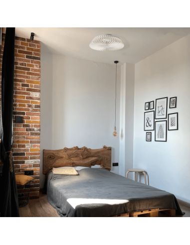 Himalaya Mini ventilateur blanc ambiant avec lumière LED