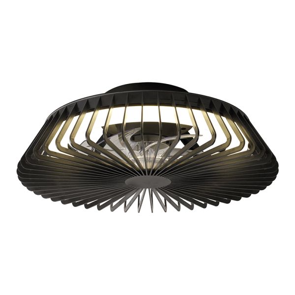 Ventilador de techo con luz Himalaya Mini negro