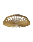 Ventilador de techo LED regulable Himalaya mini madera