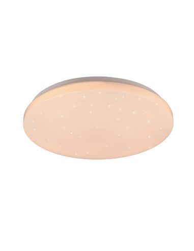 Plafón Kira LED multicolor y destellos luz cálida