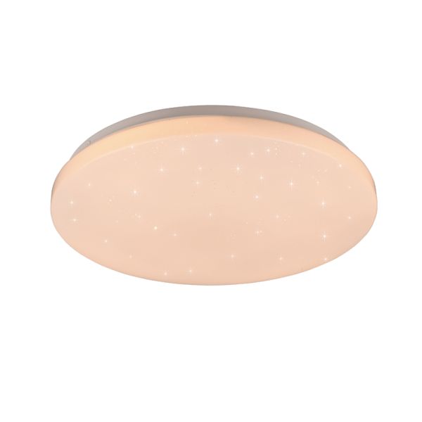 Plafón Kira LED multicolor y destellos luz cálida