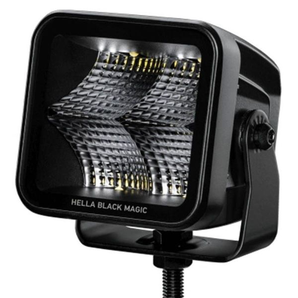 Farol LED quadrado Black Magic Cube 3.2" 12V/24V 3000Lm 1FA 358 176-851 | LeonLeds