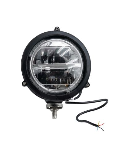 Faro LED Redondo Delantero con Luz de Carretera y Luz de Largo Alcance | LeonLeds