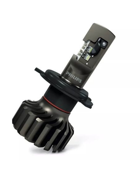 Bombilla LED H4 potente PRO9100 5800K 1.000Lm/1.500Lm 12V / 24V + 350% de luz Pack 2 Unds. 11342U91X2 Philips | LeonLeds