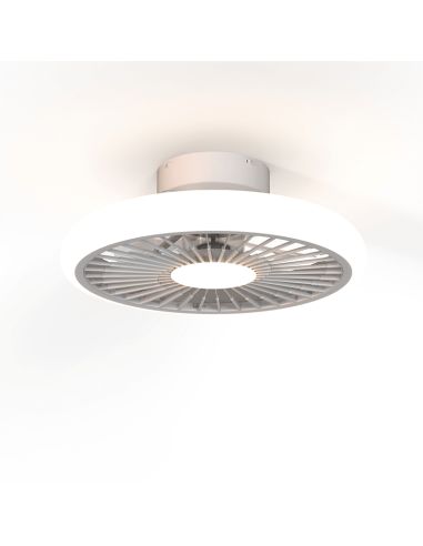 Ventilador de techo LED redondo Turbo blanco