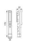 Linterna LED Tipo Bolígrafo con Clip de Bolsillo y Iman Recargable con Micro-USB UPL150 Hella 2XM 357 300-101 | LeonLeds