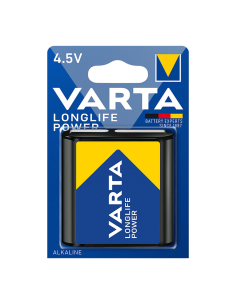 Pila petaca Alcalina 3RL12 4.5V LongLife Power 4008496559947 | LeonLeds