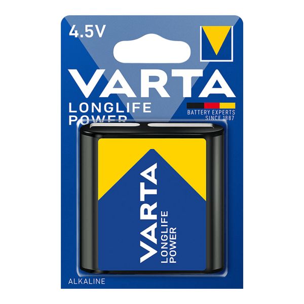 Pila petaca Alcalina 3RL12 4.5V LongLife Power 4008496559947 | LeonLeds