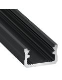 Perfil de Superficie negro para Tiras LED  -Tipo A- 2 metros 10-0012-20 Lumines | LeonLeds