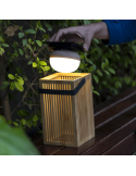 Farol de mano LED solar Okinawa IP54 ambiente recargable