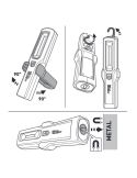 Linterna LED de trabajo Magnética y base orientable 180º UHL280 Recargable 3,7V 2000mAh 2XM 357 300-301 Hella | LeonLeds