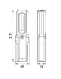Linterna LED de trabajo Magnética y base orientable 180º UHL280 Recargable 3,7V 2000mAh 2XM 357 300-301 Hella | LeonLeds